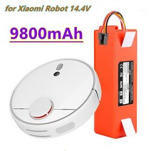 샤오미 치후360 단후이 아이로봇 호환용 로봇 진공 청소기 교체 배터리 9800mAh 로보락 S50 S51 S55 예비, 01 14.4 볼트_02 6500mAh battery
