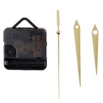 무소음 벽시계 쿼츠 무브먼트 메커니즘 블랙/레드 DIY 벽시계 쿼츠 시계 시속/분침 시계 1 세트, b