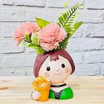 ROOGO 루고 셀럽 화분 단발 소녀