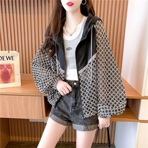 봄여름 여성 바람막이 얇은 후드 자켓 UV자외선 차단의류 아웃도어 SFW05