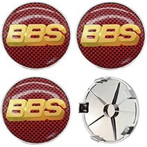 휠캡 프리미엄 휠커버 4p 1set BBS 휠 중앙 캡 부품 4 개 교체용 68mm/2.68 인치 BBS(68 레드 카본) 용, 02 65mm Sticker NO CAP