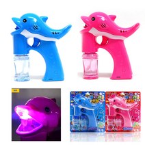 돌고래 자동 버블건 LED 멜로디 비눗방울놀이 비누방울, 랜덤