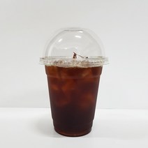 커피바바 92파이 14온스 아이스컵 + 돔뚜껑 세트, 2세트, 100개입, 420ml