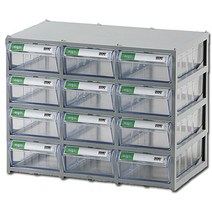 투명 플라스틱서랍장 3X4단 부품박스 - 2023968EA, 본상품선택