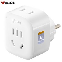 BULL 중국 플러그 국내용 변환 어댑터 10A 2500W, 2구(GN-L01G)