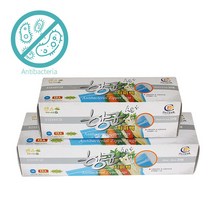 센스큐 센스큐 주방용 항균 지퍼백 (대) 20매, 단품, one size