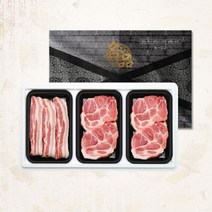 무항생제 한돈 선물세트 돼지고기 돼지갈비 1.2kg 삼겹살 정육 목살 가격 국산삼겹살 축산물, 삼겹400g 목살400gX2팩