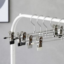 홈앤하우스 멀티코팅 집게 바지 걸이 10P + 10P, 크림화이트, 상세설명 참조