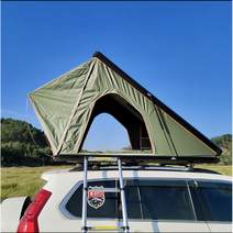 루프탑텐트 야외용 캠핑용 그늘막 차량용 2인 자동차텐트, 그린