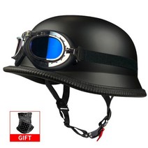 쇼에이 오픈페이스 티티앤코 헬멧 빈티지 레트로 오픈 페이스 오토바이 하프 헬기 바이커 파일럿 DOT 사이즈 S-XXL, M, A17