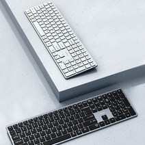 멀티 페어링 아이패드 맥북 갤럭시탭 저소음 3채널 블루투스 무선 키보드, 블랙그레이 F403
