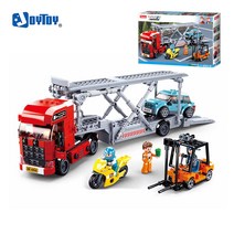 [조이토이] 슬루반 브릭 장난감 레고호환블럭, 타운 카캐리어