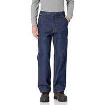 Carhartt 남성용 내화성 시그니처 데님 덩가리 클래식 다크 34W x 30L