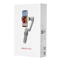 loftysol Zhiyun-Smooth Q3 스마트폰 짐벌 3 축 핸드헬드 스태빌라이저 액션 카메라용, [01] Silver   Gray