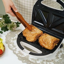 가정용 멀티 샌드위치메이커 와플리제 더블플러스 샌드위치 붕어빵기계, 딥브라운