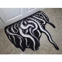 거실러그 워셔블 포인트 인테리어 러그 카페트 고딕 문어 촉수 카펫 입구 현관 홈 136