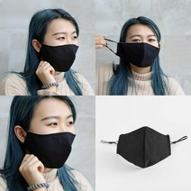 순면 3겹 필터 마스크 귀편한마스크 마스크추천, 1개