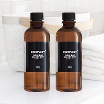 옷땀냄새 빨래 수건쉰내제거 리커버리플러스 천연액체세탁세제 400ml 2통, 리커버리플러스 400ml 2통