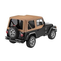 Bestop 5112433 OEM 하드웨어용 다크 탠 교체 A-탑 - 지프 1997-2002 랭글러 401650, Spice