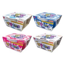 도너랜드 엔젤슬라임 330g (투명/파랑/분홍/반짝이), 파랑