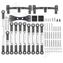 WPL 1/16 RC 자동차 용 C14 C24 금속 조향 링크 타이로드 마운트 쇼크 업소버 키트 업그레이드 부품, [08] C1812-2