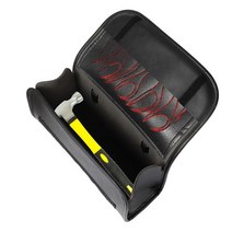 다기능 바이크 오토바이 범퍼 백 바이크 오토바이 핸들 바 가방 범용 바이크 오토바이 도구 가방 PU 가죽, 02 Red