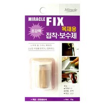 미라클픽스 목재용 (소) 접착 보수제 에폭시, 단품