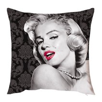 마릴린먼로 오드리 헵번 포인트 쿠션커버 수입명품 식탁 거실쇼파 허리쿠션, A