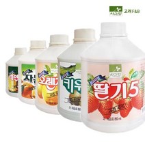 차그림 과일 원액 850ml 주스 농축액 스무디 키위 음료베이스 파인애플 오렌지 ^ ju!na@, ※­선택:파인애플 850ml▣