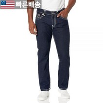 [트루릴리전 정품] True Religion 남성용 Ricky Nf Super T 비치드 아웃 라이트 워시 587757