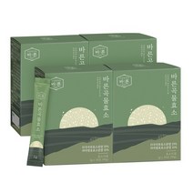 건강한약속 바른 곡물효소 4박스x30포 100% 국산 곡물, 바른 곡물효소 4박스(총120포)