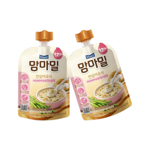 맘마밀 아스파라거스와 닭가슴살 100g 20팩/이유식/간편식, 아스파라거스와 닭가슴살 100g 20팩