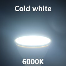 팟 Foco MR16 AC DC 12V 3W 5W 6W 7W 따뜻 화이트 데이 라이트 홈 장식에 LED 조명 램프 교체 50W 할로겐 포트, 6000K, 1 PCS