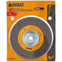 DEWALT 벤치 그라인더용 와이어 휠 크림핑 15.2cm(6인치) (DW4905)