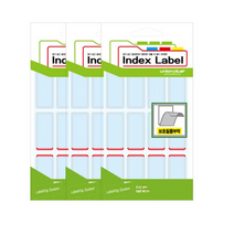 유니온플러스 보호필름 견출지 UL-2416RD 19 x 38 mm 156p, 60개, 적색