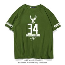 BUCKS 34 밀워키 벅스 아데토쿤보 NBA 면 티셔츠 반팔 스웻 빅사이즈 슈팅 져지 저지 유니폼 농구 웜업 복