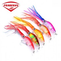 기타 PROBEROS DW310 스퀴드 오징어 하드베이트, E 컬러