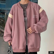 가바바 남성 빅사이즈 블루종 명화를 그려 넣은 듯한 항공점퍼 G63189