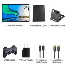 게이밍 모니터 울트라와이드모니터 bimawen 15.6 인치 게임 디스플레이 fhd 1080p 휴대용 모니터 usb c hdmi 게임용 울트라 슬림 와이드 모니터 게임용모니터, 나는 플러그