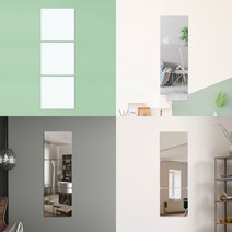 붙이는 아크릴 거울 3P 20X20CM 정사각 벽면거울 부착식거울 인테리어거울