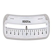 Rieker Military Grade Shatter-Proof ±5º Inclinometer Precision Level Angle Indicator 2105-C null, 1, White