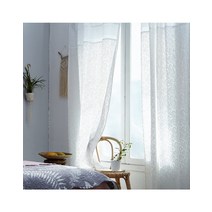 [샤이닝홈] 해리스 페이즐리 자수 아일렛커튼 260x230