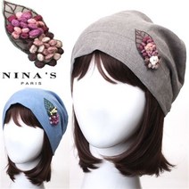 니나스파리 쪽빛닮은꽃수술 린넨비니모자 8SH130