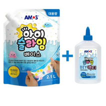 아모스 베이스 2.1L + 아이슬라임 액티 (120ml X2), 6세트