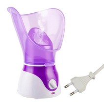 헤어스팀 워터필링 얼굴 음이온 페이셜 스티머 60ml 전기 스파 스팀 모공 클렌징 피부 가습 보습기, 02 EU Purple
