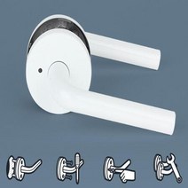 WD-5000 방문 손잡이 문고리 교체 골드 블랙 문 방문고리 도어 스텐 샷시 욕실, SB, 상세페이지 참조2