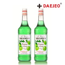 모닌 그린애플 시럽1L X 2병, 단품