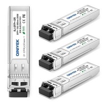 QINIYEK 10GBase-SR SFP+ 트랜시버 10G SR SFP 멀티 모드 LC 모듈 850nm 최대 300m 시스코 SFP-10G-SR Unifi UF-MM-10G Mer
