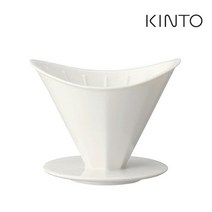 킨토 OCT 커피 브루어 화이트 4컵 용량 드리퍼, 단품
