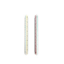 블루마토 삼각스케일자1(15cm) 개별플라스틱포장 PVC
